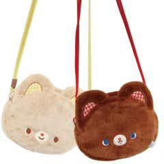 KUMARU毛绒挎包（棕色）-资料图