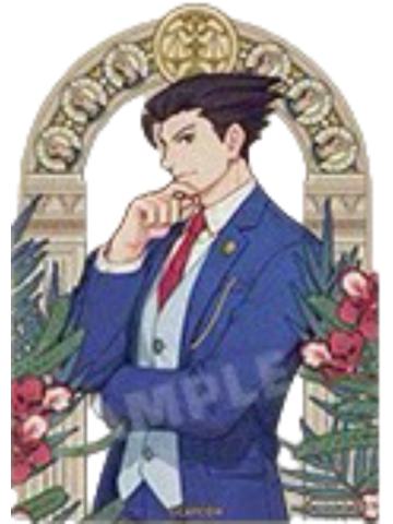 成步堂龙一PET透卡满赠-谷子熊快闪系列