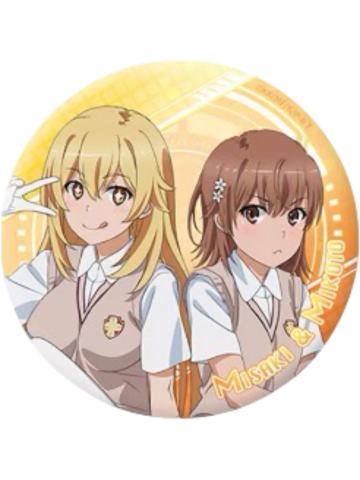 御坂美琴＆食蜂操祈75mm徽章-暴蒙系列