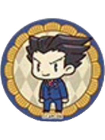 成步堂龙一Q版徽章套组-谷子熊快闪系列