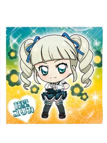 藤堂尤里卡（稀有）-威化饼干贴纸食玩