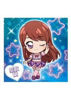 紫吹兰（稀有）-威化饼干贴纸食玩