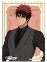 火神大我明信片-中外矿业jf26黑西装系列特典