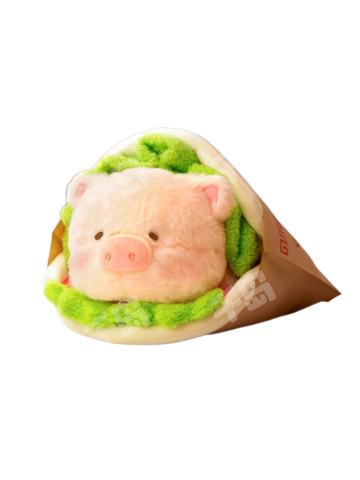5星好评肉夹馍毛绒公仔