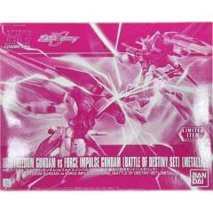 HGCE 自由高达 Vs 强攻型脉冲高达 命运对决套装 金属质感-资料图