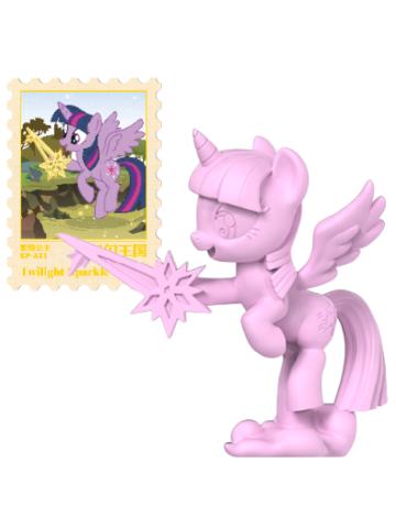 紫悦公主B(彩虹款)摆件-魔法橡皮人偶系列第2弹