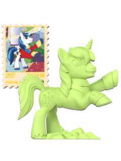 闪耀盔甲B(彩虹款)摆件-魔法橡皮人偶系列第2弹