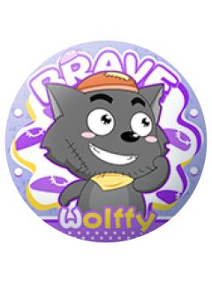 灰太狼徽章-聪明的羊狼系列