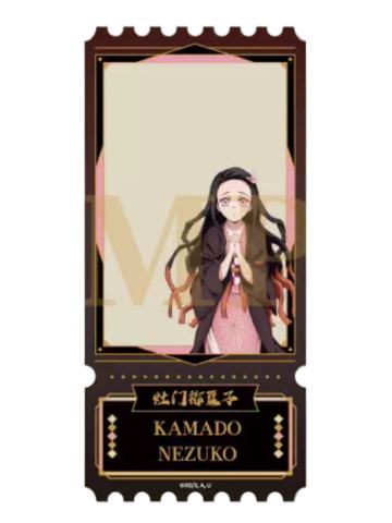 灶门祢豆子票根风透卡-ANX无限城篇国限系列