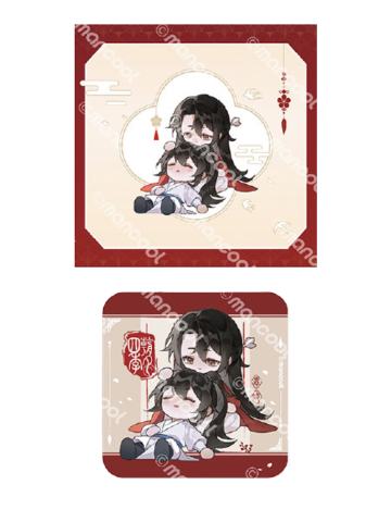 闻时&尘不到(冰箱贴杯垫套组)-朝夕四季系列