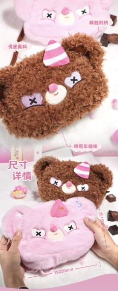 小熊挎包-棕色-资料图