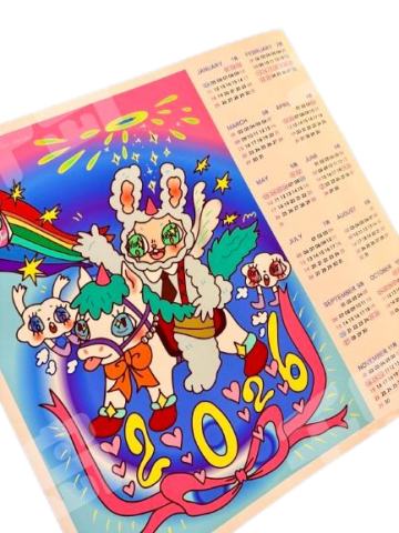 《来自2026年的虹光》微喷版画日历