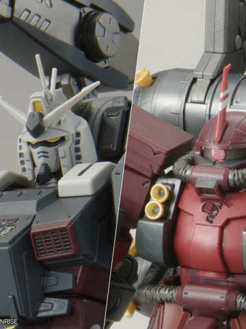 HGGT 高达基地限定 全装备高达 VS 精神力扎古 （机动战士高达 雷霆宙域10周年纪念Ver.）