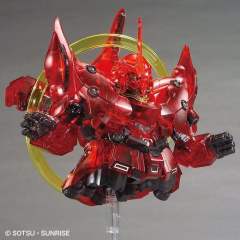 SD高达 BB战士 全装备独角兽高达&新吉翁号 高达基地限定 彩色透明版-资料图