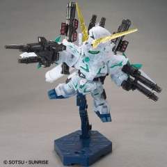 SD高达 BB战士 全装备独角兽高达&新吉翁号 高达基地限定 彩色透明版-资料图