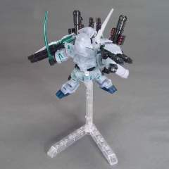 SD高达 BB战士 全装备独角兽高达&新吉翁号 高达基地限定 彩色透明版-资料图