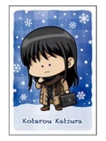 桂小太郎明信片-银八先生冬服系列