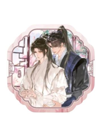 墨燃&楚晚宁立绘杯垫（人间岁暖款）-萌果酱谷子咖啡联动主题Cafe