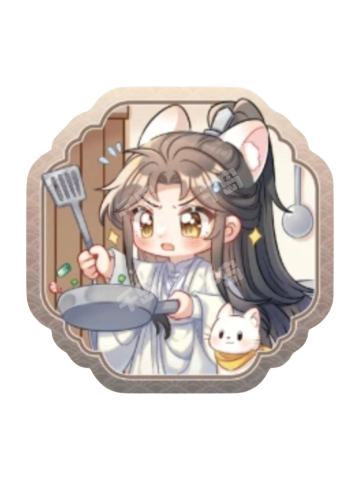 楚晚宁Q版杯垫（厨神款）-萌果酱谷子咖啡联动主题Cafe