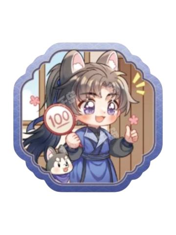 墨燃Q版杯垫（厨神款）-萌果酱谷子咖啡联动主题Cafe