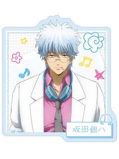 坂田银时贴纸-3年Z组银八先生耳机系列