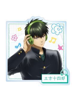 土方十四郎亚克力徽章-3年Z组银八先生耳机系列