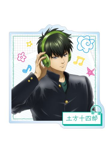 土方十四郎亚克力徽章-3年Z组银八先生耳机系列