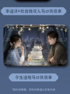 今生逢她满赠徽章-逢她，金童玉女系列