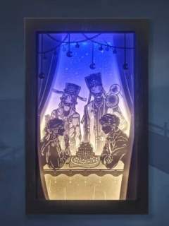 光影纸雕艺术灯-逢她系列