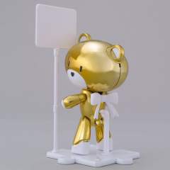 HGPG 高达基地限定 小熊霸（金色）&标语牌-资料图