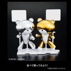 HGPG 高达基地限定 小熊霸（金色）&标语牌-资料图