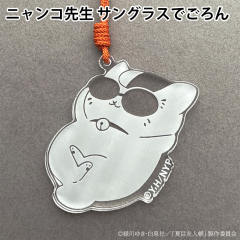 猫咪老师戴着墨镜的样子-水晶亚克力挂件第二弹