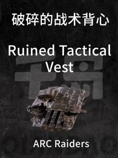 破碎的战术背心