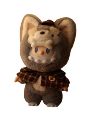 骨头侦探搪胶毛绒公仔