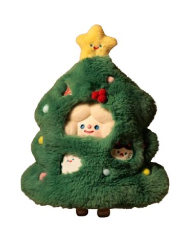 圣诞快乐搪胶毛绒吊卡