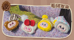 GISMOW毛绒发夹-迷糊包-资料图