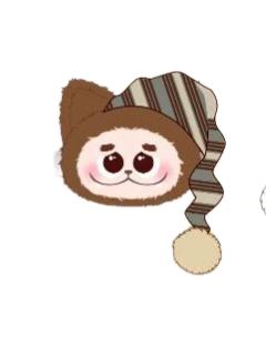 GISMOW毛绒发夹-鼻涕包