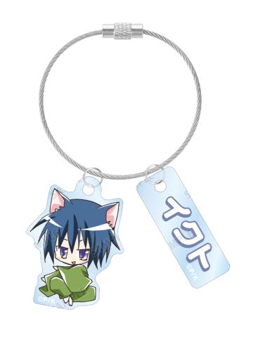 月咏几斗挂件-Q版和服钢丝圈钥匙扣