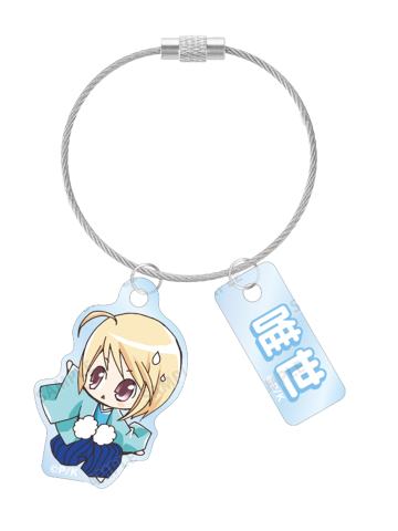 边里唯世挂件-Q版和服钢丝圈钥匙扣