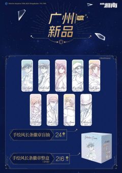 江户川柯南手绘风长条徽章-永远的一瞬快闪系列-资料图