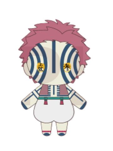 猗窝座软萌毛绒玩偶-ANX无限城篇系列