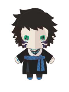 狯岳软萌毛绒玩偶-ANX无限城篇系列