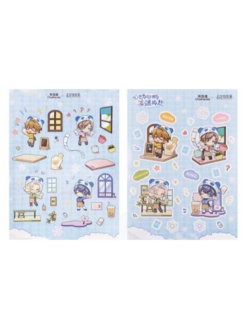 多人贴纸套组-茶百道联名系列