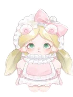 LUCKY韵-养成娃娃-粉鸢