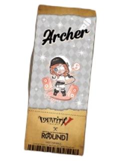 弓箭手特典票根透卡-ROUND1联名系列