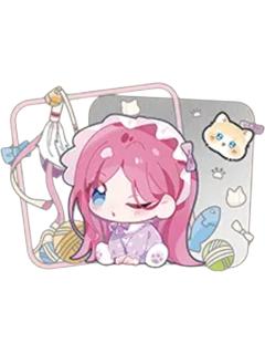 夏禾兑换物金属书签(babyQ版)-遇意飞花令（闲趣篇）