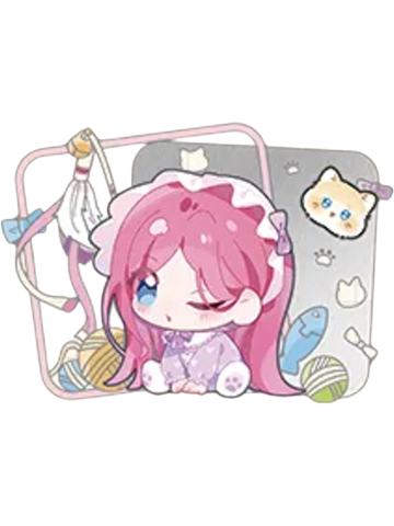 夏禾兑换物金属书签(babyQ版)-遇意飞花令（闲趣篇）