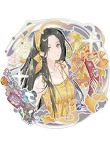 冯宝宝3兑换物金属书签(四季变迁)-遇意飞花令（闲趣篇）