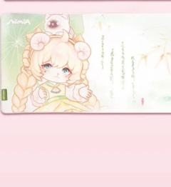 E韵-执伞听雨鼠标垫-纸伞·梦香款