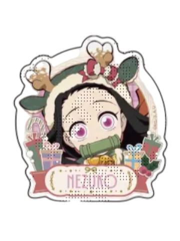 灶门祢豆子贴纸套组-2025圣诞节系列